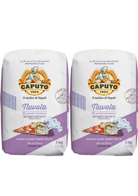 Family Foods Farine Nuvola 0 - 2kg (2x1kg) - Mulino Caputo