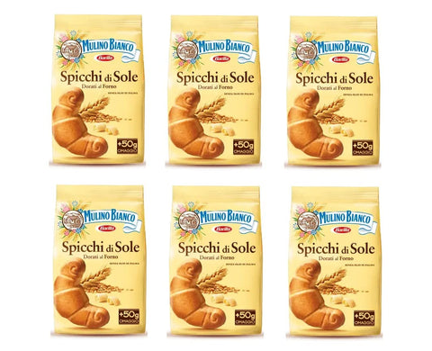 Mulino Bianco Spicchi Di Sole Lot De 6 Biscuits Au Beurre 350 G