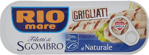 Rio Mare Filetti Di Sgombro Al Naturale Grigliati 6 Pezzi Da 120 Grammi