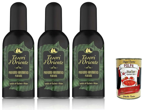 Tesori D'oriente Parfum Cachemire Santal Et Vétiver 100ml + Italian Gourmet Polpa 400g