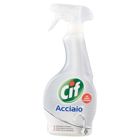 Cif – Inox, Savon Avec Agents Polir – 6 Pièces De 500 Ml [3 L]