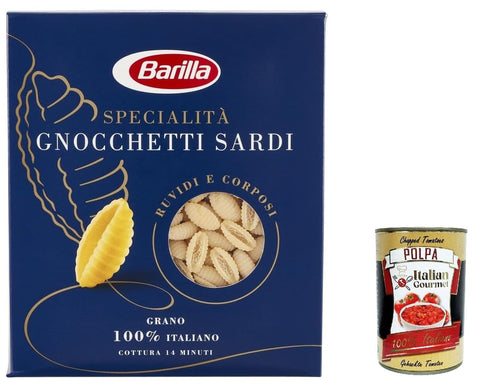 Lot De 20 Sachets De Pâtes Italiennes Gnocchetti Sardi - 500 G + Italian Gourmet Polpa 400 G