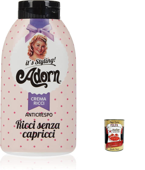 Italian Gourmet E.R. Adorn Vintage Supreme Hair Curl Cream Anti-Frisottis Ml. 200+ Polpa 400 G