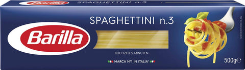 Barilla Spaghettini N.3, 500g