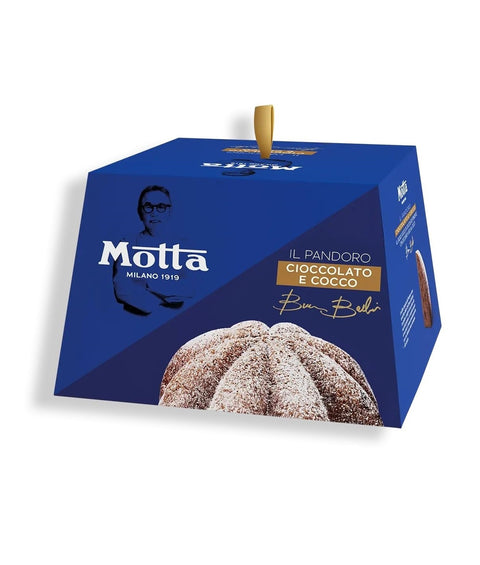 4x Motta Pandoro cocco e cioccolato Noix de coco et chocolat Recette exclusive du chef étoilé Bruno Barbieri 800gr