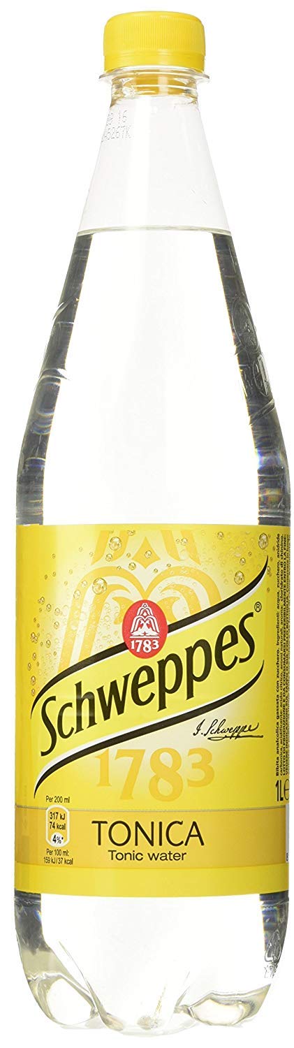 Schweppes Acqua Tonica Bibita Analcolica Gassata - Confezione Da 6 X 1 Litro