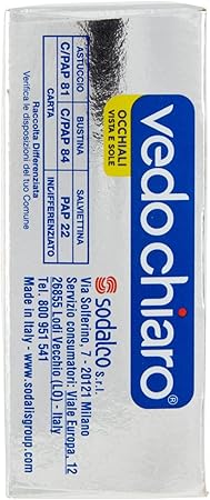 Vedochiaro Occhiali Nettoyant pour vitres 16 lingettes nettoyantes pour lunettes nettoyant pour lunettes 12 paquets + Italian Gourmet polpa 400gr