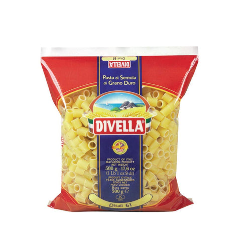 Divella Ditali 61 Cottura 9 Minuti Da 500 Grammi (082697)