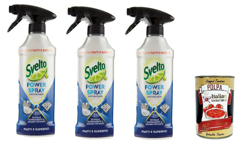 Svelto Power Spray Universal 435 Ml + Italian Gourmet Polpa 400 G