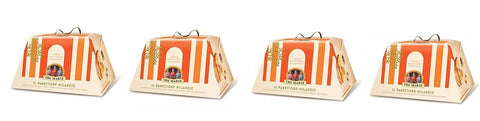 4x Tre Marie Panettone Milanese Con Canditi Aux Fruits Confits, Raisins Secs Et Cèdre 1kg
