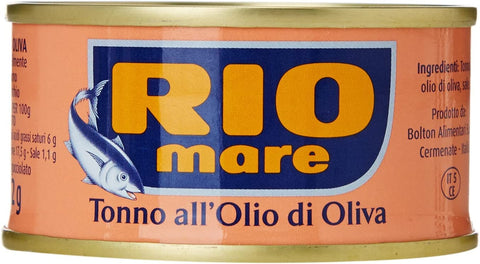 Rio Mare Tonno All'olio Di Oliva Lot De 5 Méga Paquets De Thon Dans L'huile D'olive 7 X 80 G