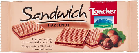 Loacker Sandwich Noisette Noisette Lot De 3 Gaufres Parfumées Avec Crème Noisette 75 G