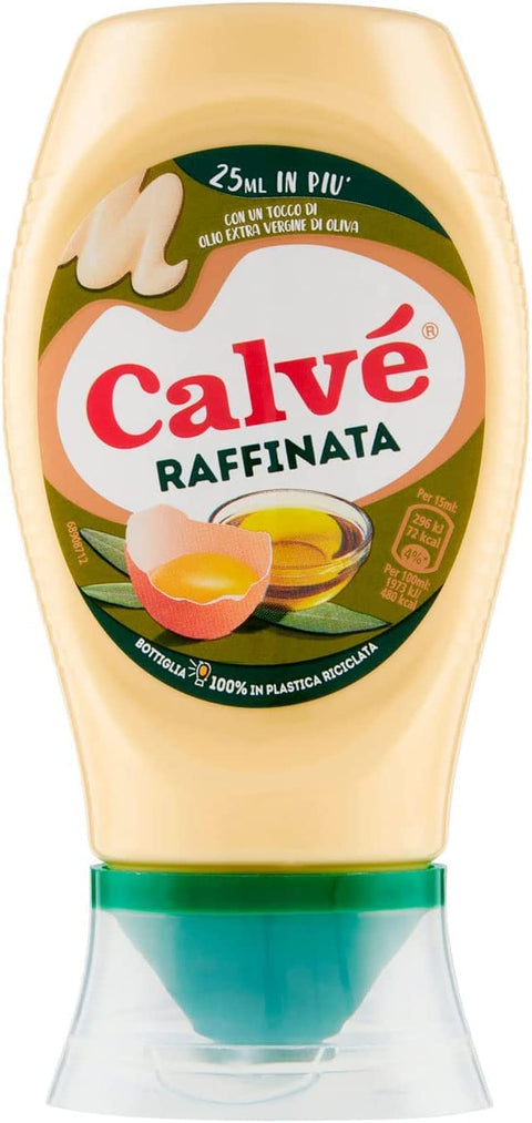 Calve Calvè Mayonnaise Raffinata Mayo Lot De 6 Sauces Sauces 225 Ml