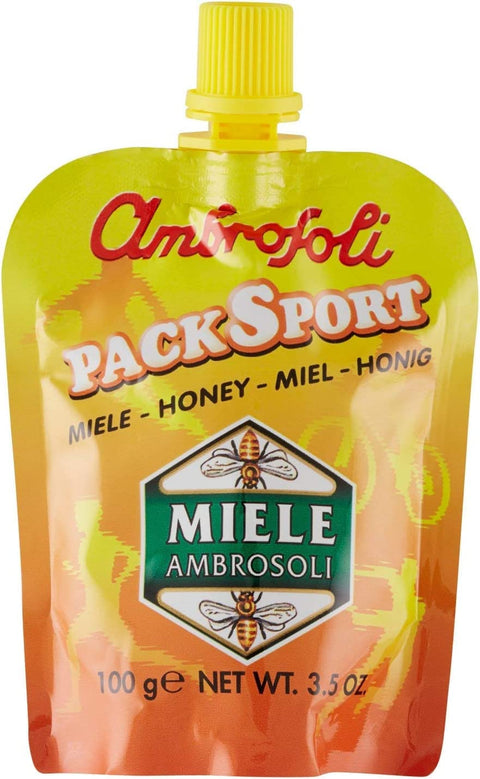 6 X Ambrosoli Miele Pack Sport Honey Miel D'italie 100 G