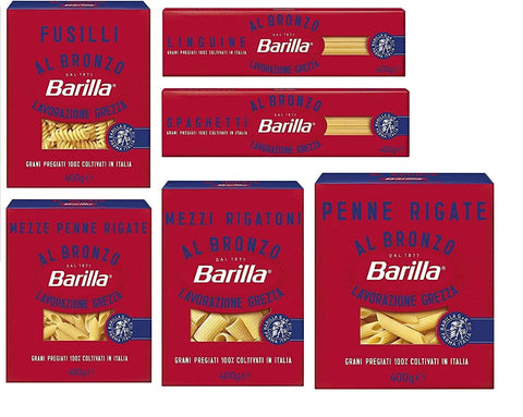 Barilla Pasta Al Bronzo Bronze Lot De 6 Paquets De 400 G, Méthode De Traitement Brute