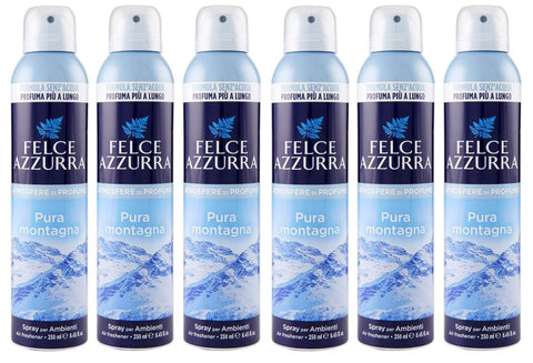 Felce Azzurra Pura Montagna Lot De 6 Déodorants D'ambiance En Spray 250 Ml