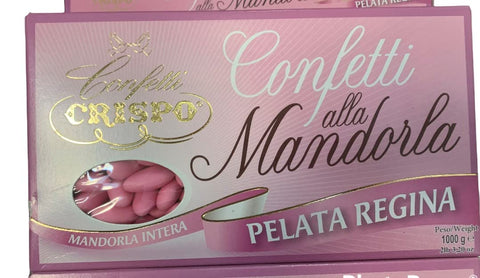 Confetti Crispo | Mandorla Classica | Pelata Regina 280 | Rosa | 1 Kg