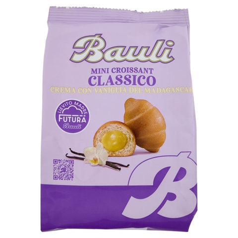 18x Bauli Extra Golosi Mini Cornetti Croissant Brioche Avec Custard 75 G + Italian Gourmet polpa 400