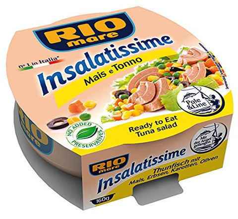 Rio Mare Lot De 9 Boîtes De Pêche Pour Maïs Insalatissime 160 G