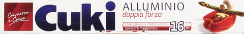 Cuki – Aluminium, Double Force, Conserve La Fraîcheur, Épaisseur Augmentée, 16 M - Lot De 4 Rouleaux