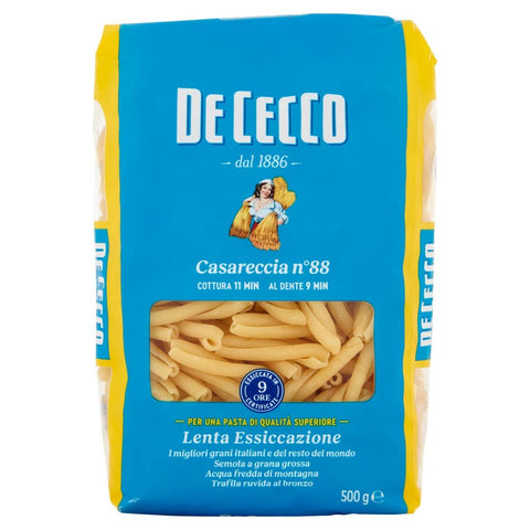 Lot De 10 Pâtes De Cecco 100 % Italien Casareccia N. 88 Nouilles 500 G
