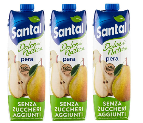 Parmalat Santal Succo Di Frutta Pera Dolce Di Natura Zero Zuccheri Aggiunti Poires Jus De Fruits Nul Ajout De Sucre Boisson Rafraîchissante Tetrapack 1000 Ml
