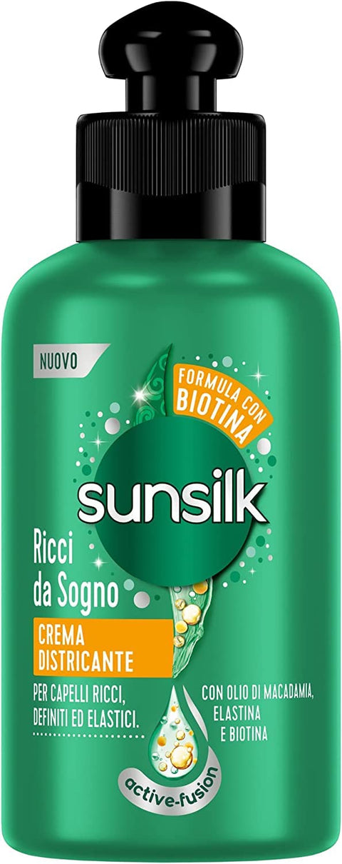 Sunsilk - 12x Bouteilles De Crème Démêlante Pour Boucles Rebelles (12x 200 Ml)