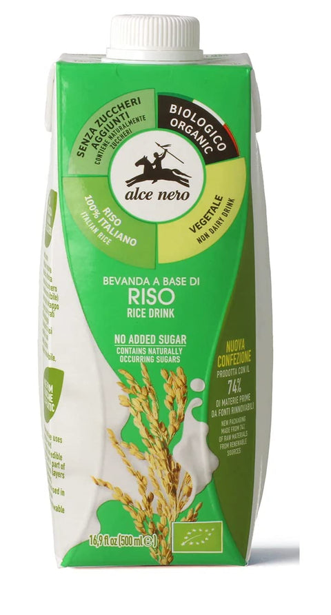 Alce Nero Bevanda Biologica Vegetale A Base Di Riso Légumes Bio Boisson À Base De Riz 500ml Boisson Rafraîchissante Non Alcoolisée
