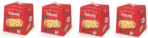 4x Paluani Panettone Soffice Ricco E Goloso Avec Des Gouttes De Chocolat 750g