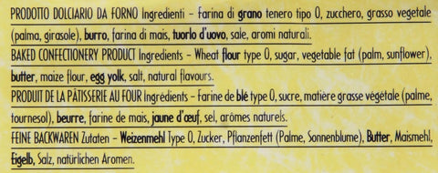 Biscottificio del Sassello Canestrellini Biscuits italiens en forme de fleur, biscuits de qualité supérieure pour accompagner le thé et le café, sans huile de palme (selon l'emballage), 24 x 125 g, paquet de 3 kg