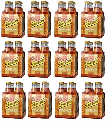 Schweppes Lot De 12 Boissons Gazeuses Au Gingembre Au Goût De Gingembre (4 X 18 Cl)