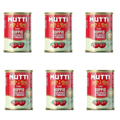 Mutti 6x Double Concentré Tomato Paste. 140 G. 100 % Italien.