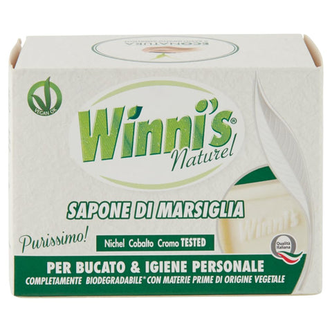 Winni's Lot De 3 Savons De Marseille Pour Le Linge Et L'hygiène Personnelle 250 G + Polpa Italien Gourmet 400 G