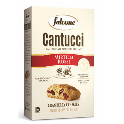 Falcone Cantucci Mirtilli rossi biscuits aux canneberges 180gr