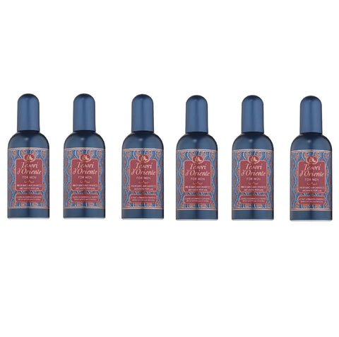 Tesori D'oriente Ebano & Ginseng 100ml, parfum aromatique frais et boisé 6x100ml
