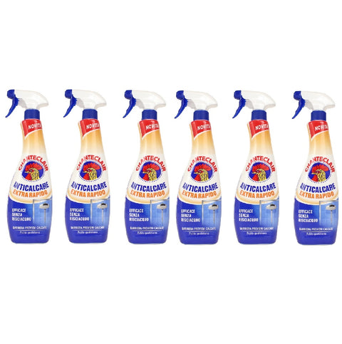 6x Chanteclair Anticalcare Extra Rapido anti-calcaire 625 ml