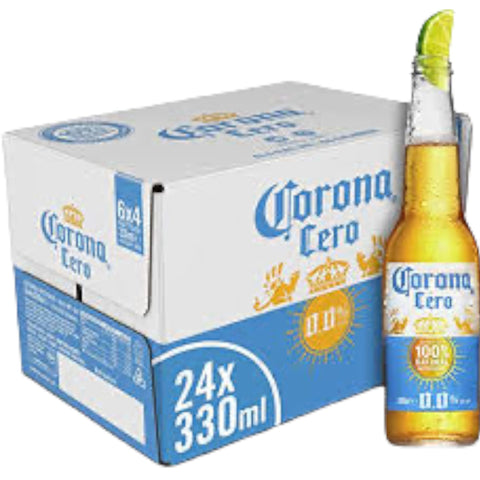 24 Bouteilles Corona Cero, Profitez Du Nouveau Corona Avec 0 % D'alcool