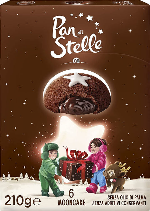 Pan Di Stelle Mooncake Merendine 6 Confezioni Da 210 Grammi