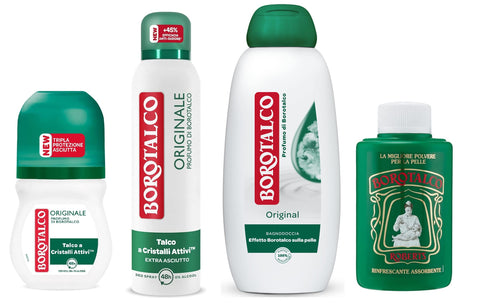 Borotalco Kit De Test Original Talco Déodorant Gel + Italian Gourmet Polpa 400 G