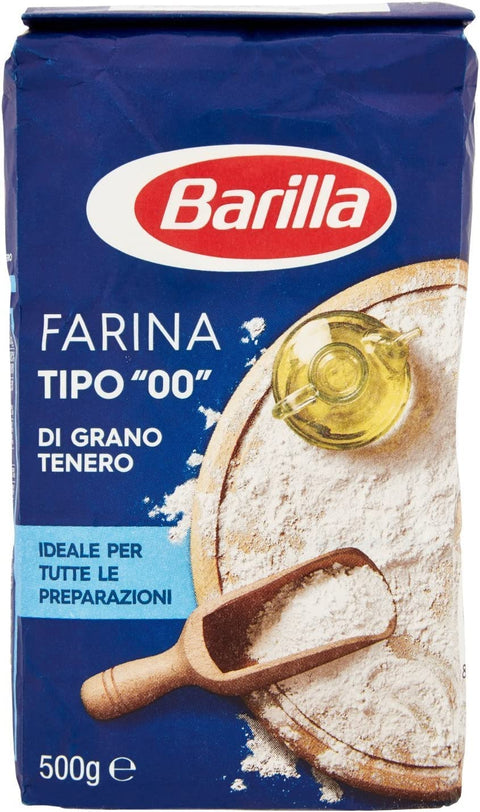 Barilla Farina Tipo Farine Grano Tenero 00" 500 G Lot De 12