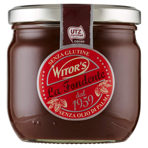 Witor's | Crème À Tartiner Witor's 20% Chocolat Noir | Witor's Chocolat | Chocolat Witor's | 360 Gramme Total