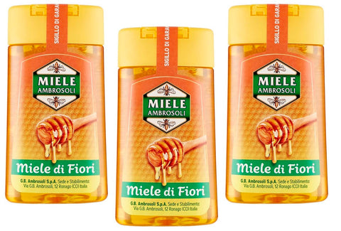 Ambrosoli Miele Di Fiori Lot De 3 Miel De Fleurs 220 G