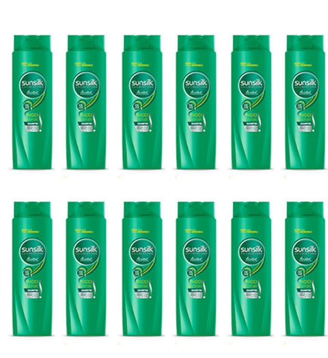 Sunsilk Lot De 12 Shampooings Pour Cheveux Bouclés Et Ondulés 250 Ml