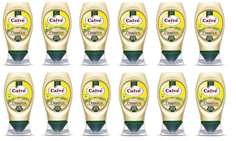 Lot De 12 Sauces De Table Classiques De Calve Calvè À La Mayonnaise - 250 Ml
