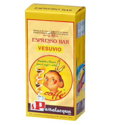 Café Passalacqua Vesuvio - Espresso Bar - Pack 1kg Grains De Café