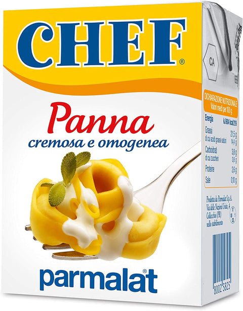 Parmalat X Panna Chef Cream Per Cucinare Crème De Cuisson Pour Cuisinier 200 Ml