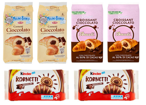 Cornetti Cioccolato Kornetti Kids Kornetti – Bauli – Mulino Bianco Croissants Farcis Au Chocolat 36 Croissants