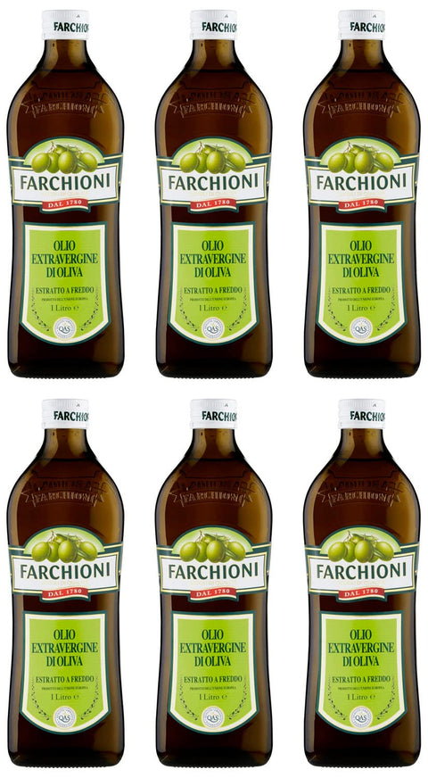Farchioni Extra Virgin Olive Oil (1l) - Paquet De 6