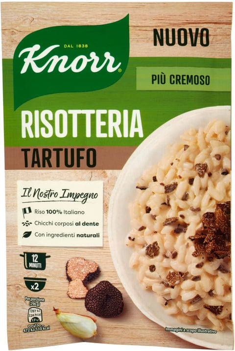 Knorr Risotto Tartufo Lot De 3 Truffes De Riz 175 G 100 % Italiennes Préparées