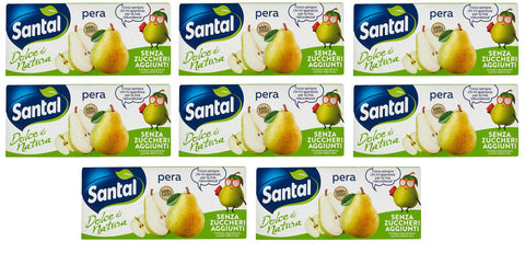 Parmalat Santal Succo Di Frutta Pera Dolce Di Natura Zero Zuccheri Aggiunti Poires Jus De Fruits Zéro Addition De Sucre Boisson Rafraîchissante Brik 3 X 200 Ml